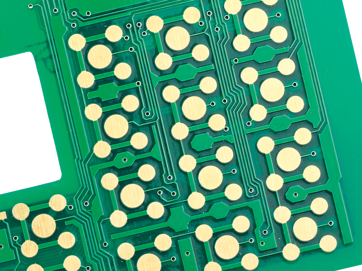 Gold-Plated Domes & PCB